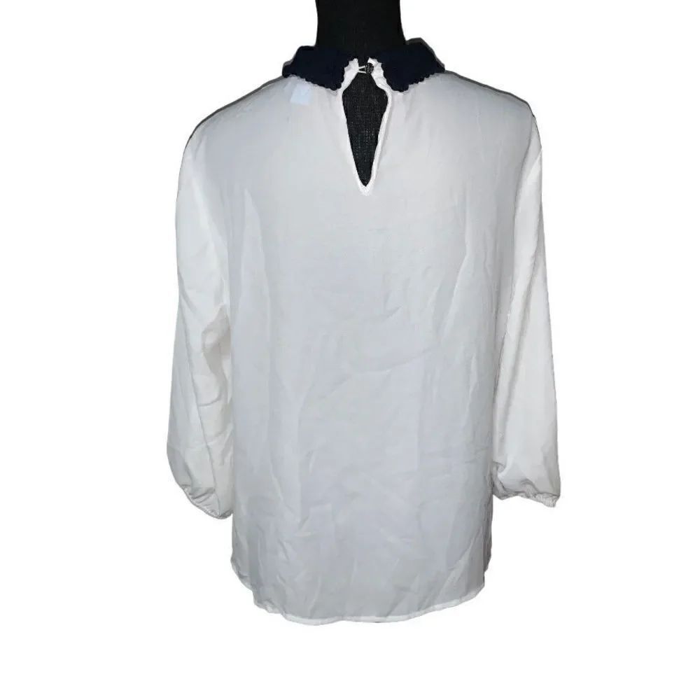 CeCe Sheer Blouse - Picture 4 of 6